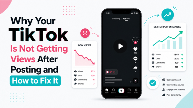 Why Your TikTok Is Not Getting Views After Posting and How to Fix It